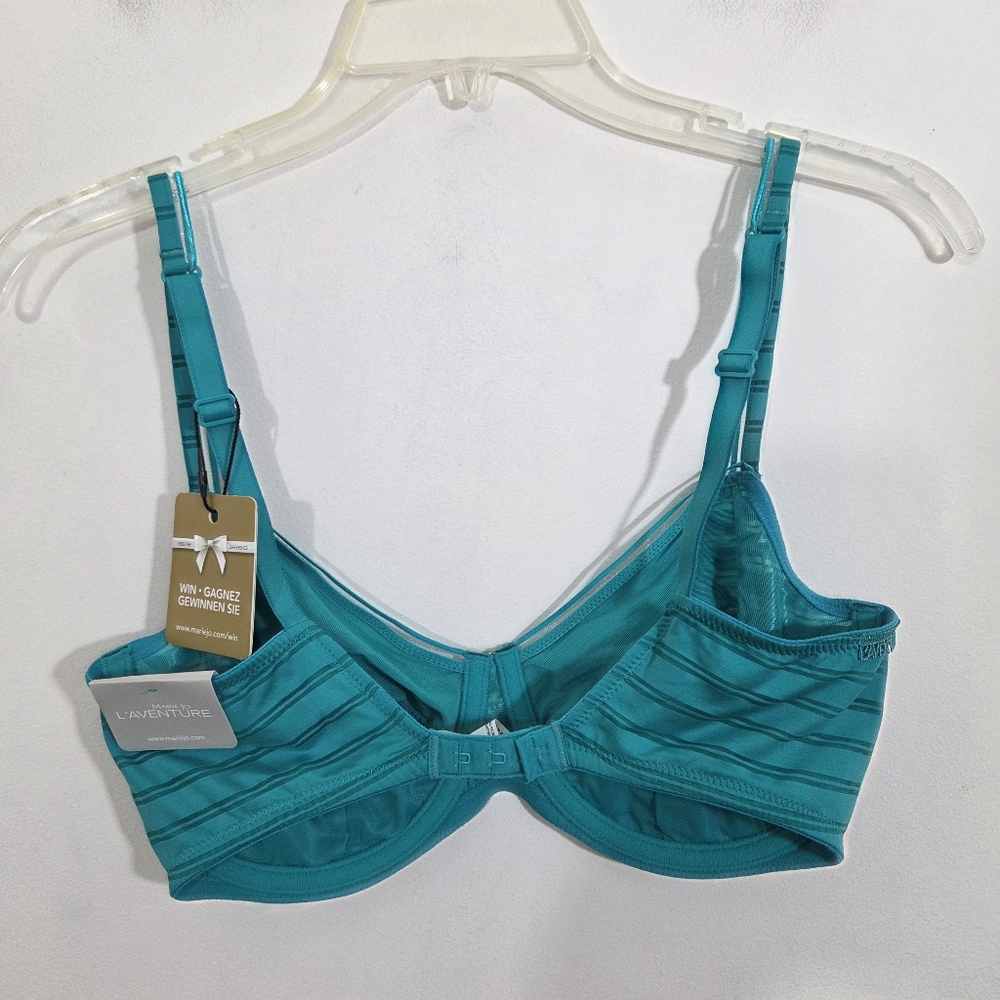NWT Marie Jo L'Aventure Robbie Bra Summer Green Underwire Size 34 E - Picture 6 of 13